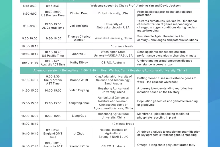 The 2nd International froum on Crop Science in Wuhan